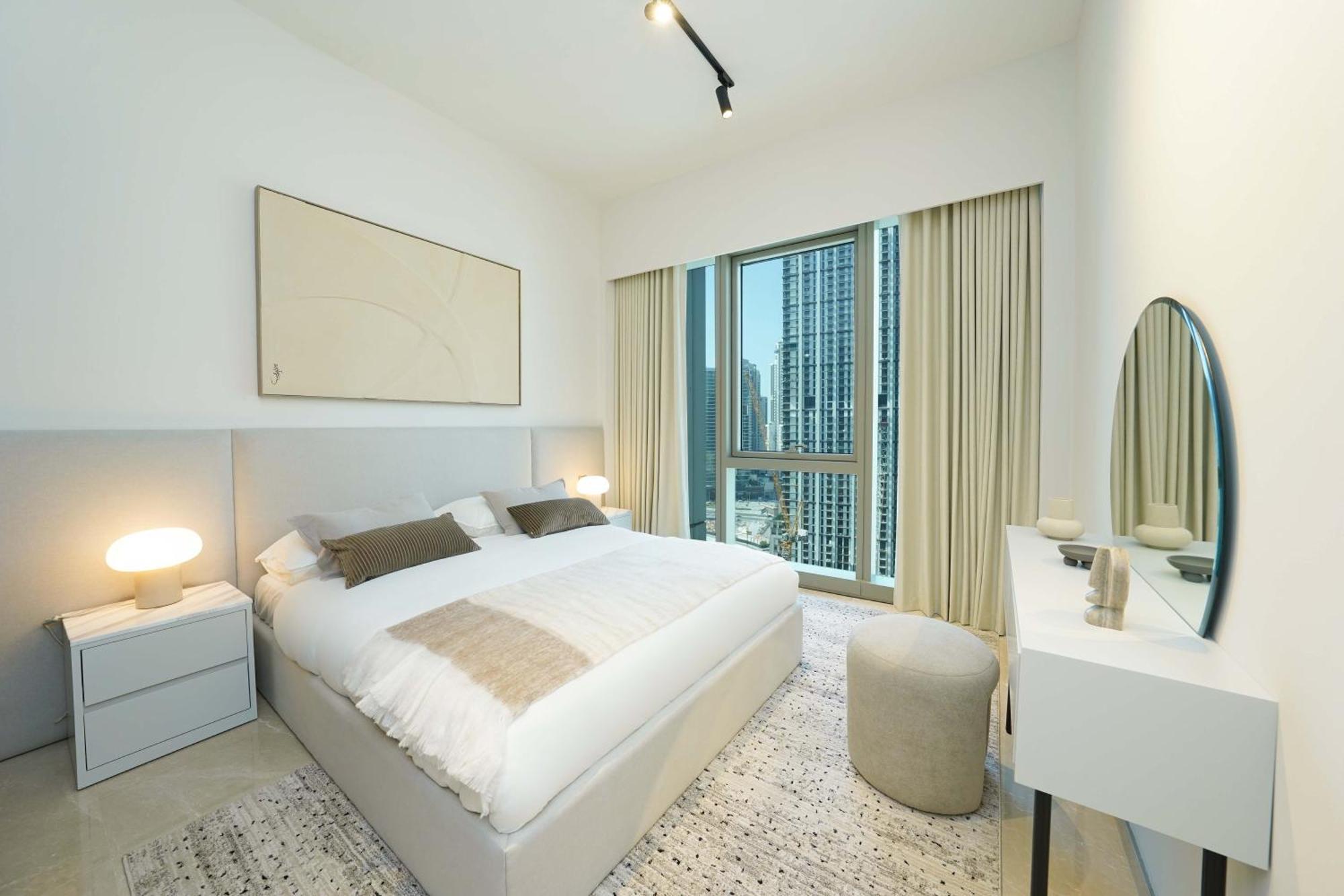 Stylish Downtown Stay, Prime Location Near Burj Khalifa Vakantiehuis Dubai