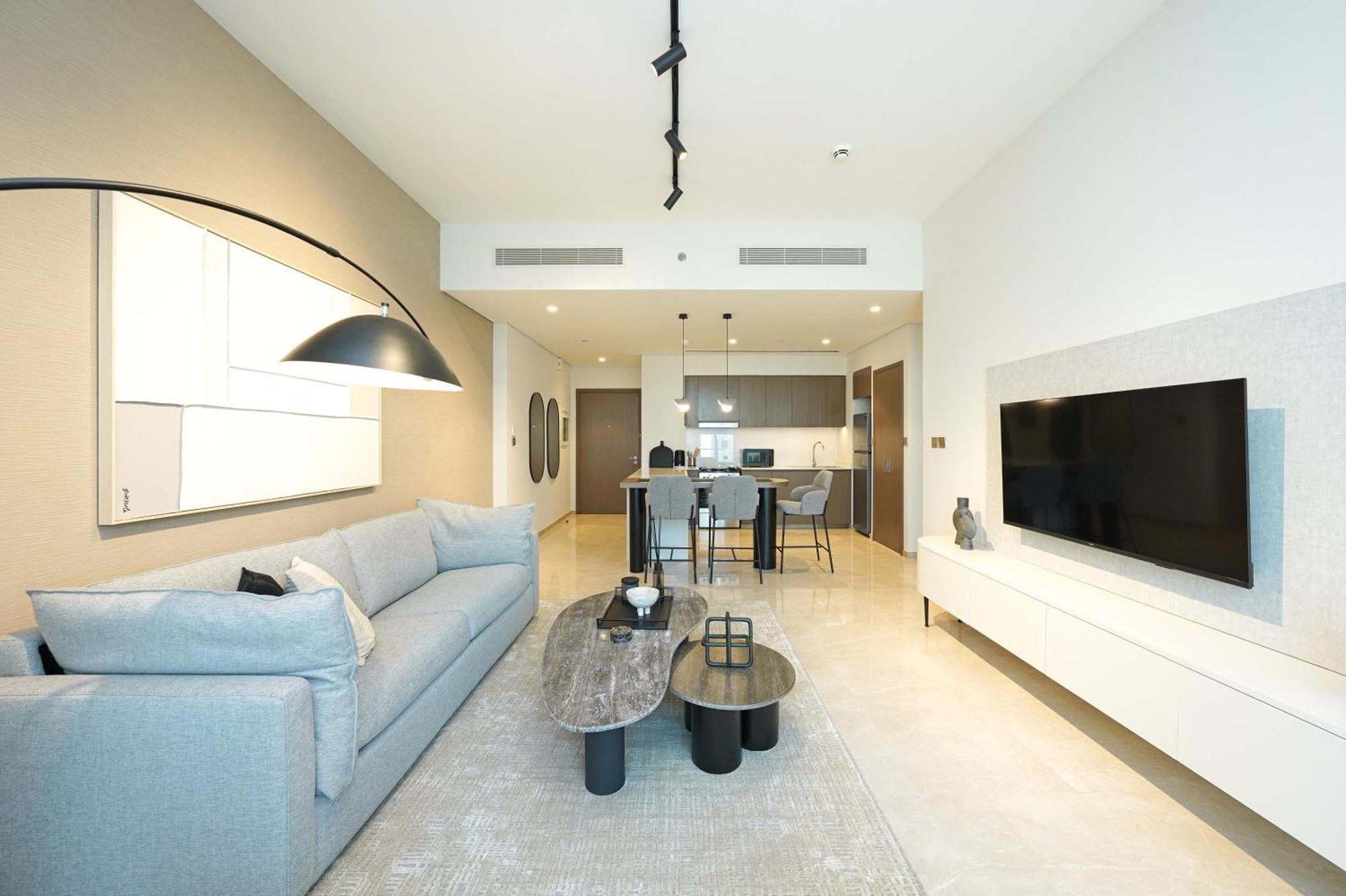 Vakantiehuis Stylish Downtown Stay, Prime Location Near Burj Khalifa Dubai